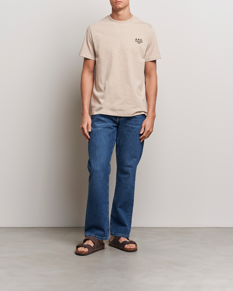 Homme | T-shirts | A.P.C. | Rue Madame T-Shirt Beige Chine