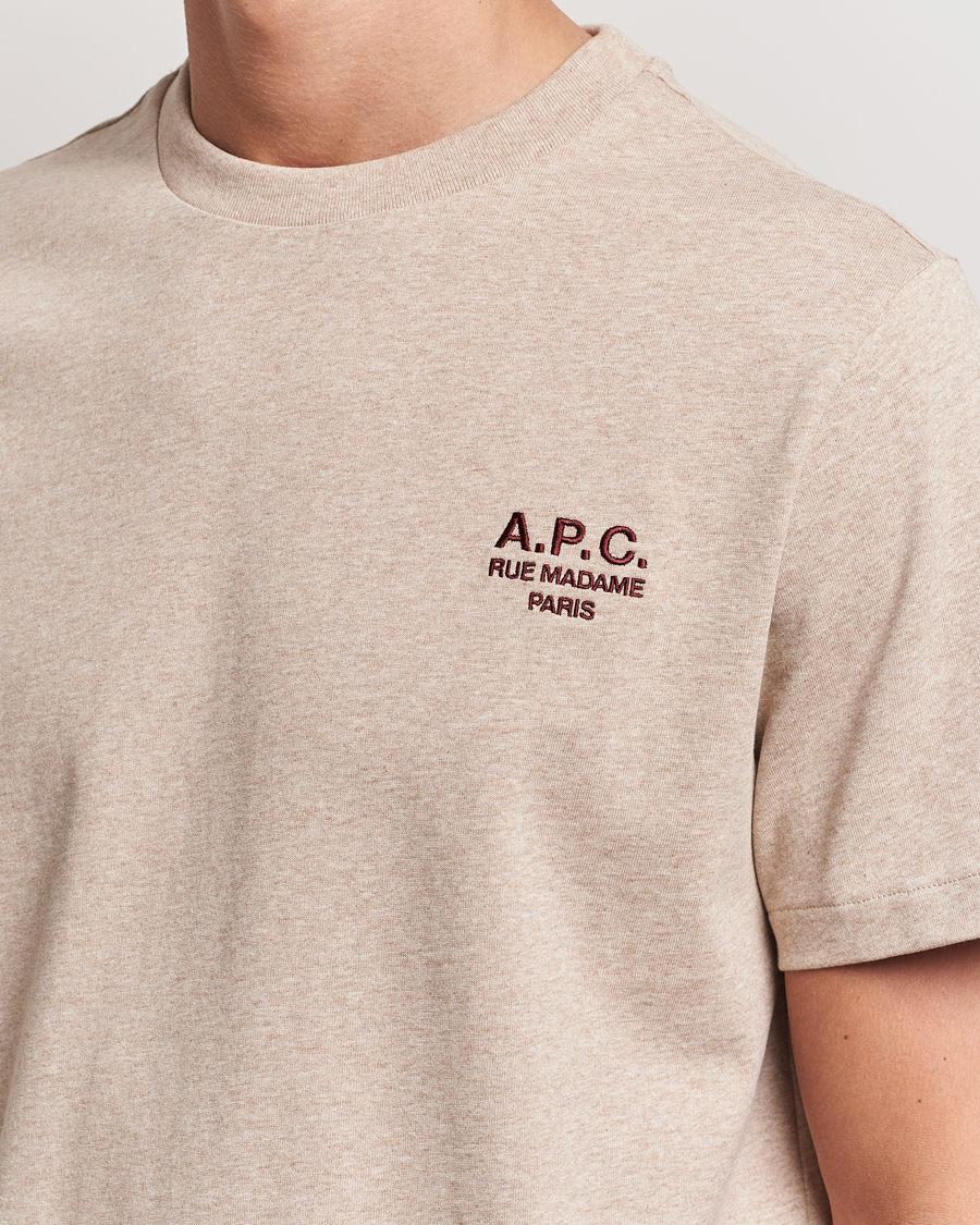 Homme | T-shirts | A.P.C. | Rue Madame T-Shirt Beige Chine