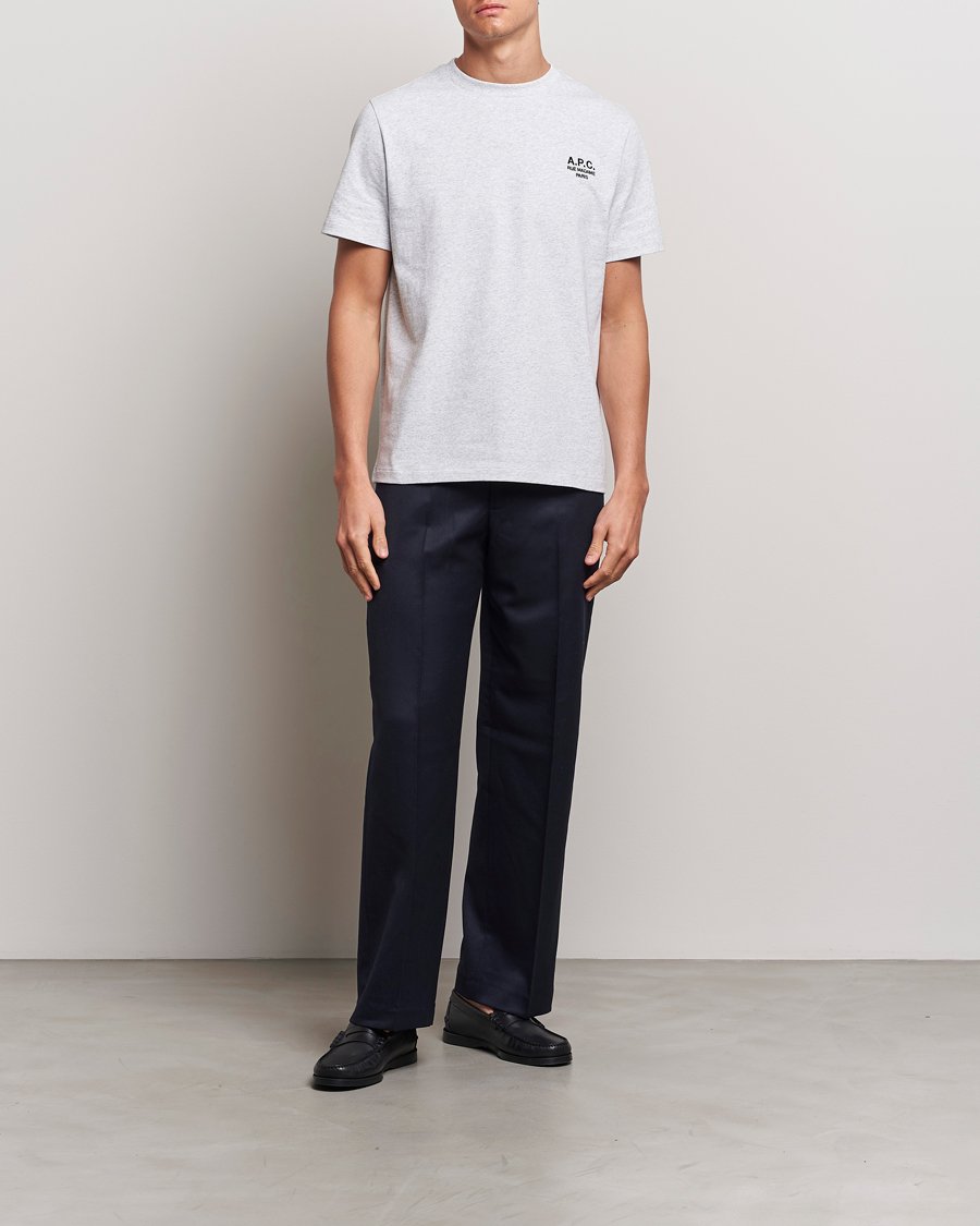 Homme | T-shirts | A.P.C. | Rue Madame T-Shirt Heather Grey