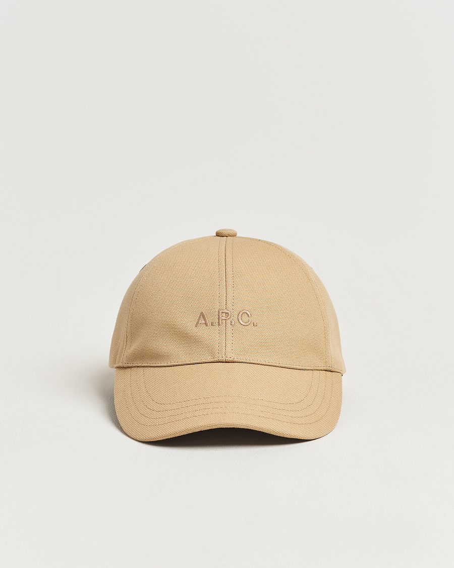 Homme | A.P.C. Charlie Baseball Cap Dark Beige | A.P.C. | Charlie Baseball Cap Dark Beige