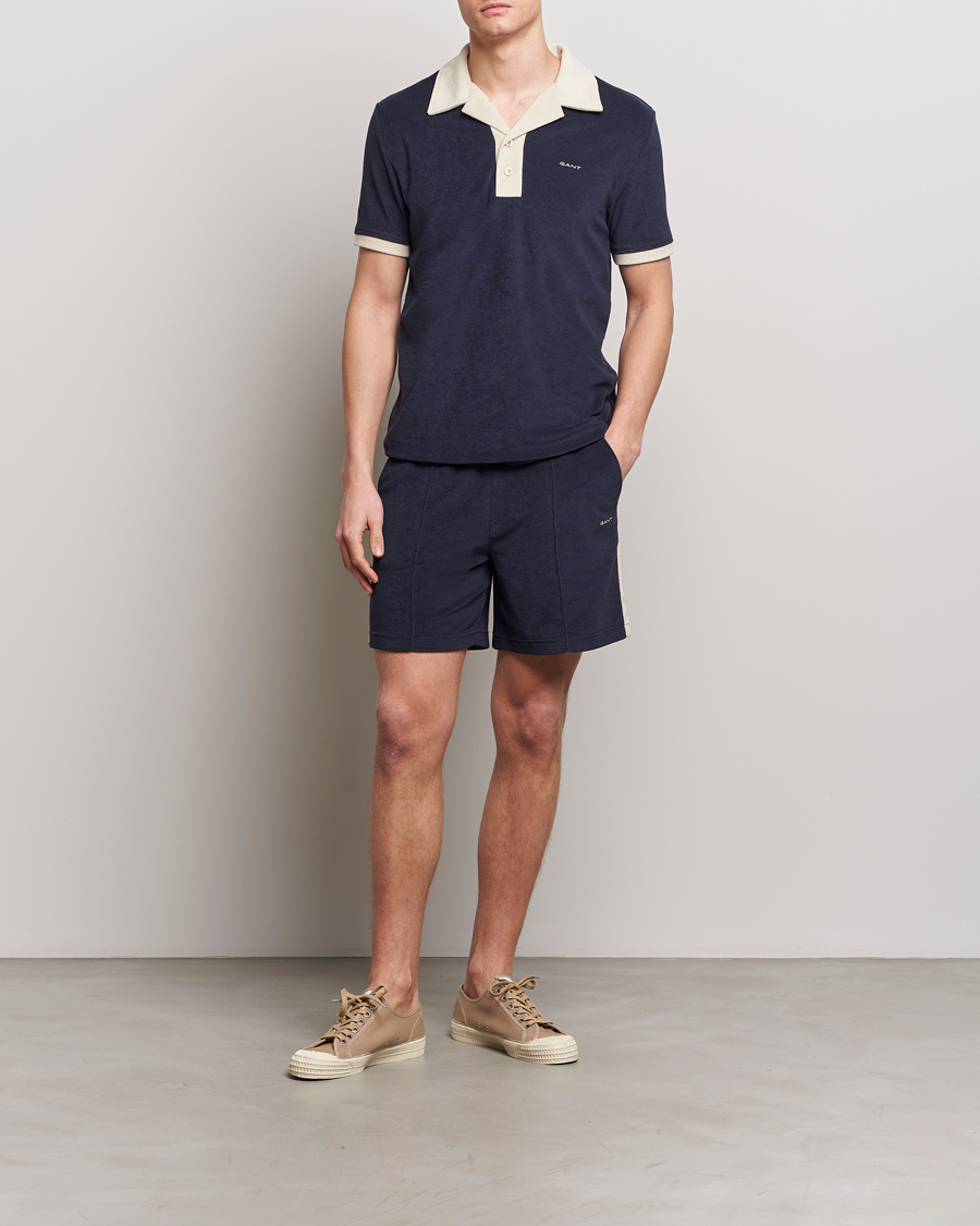 Homme | Shorts | GANT | Towelling Shorts Evening Blue