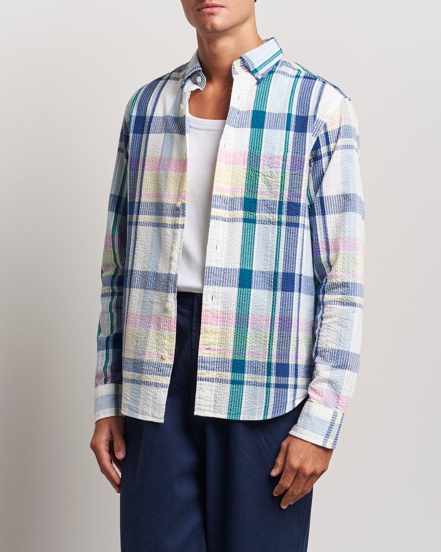 Homme | Chemises | GANT | Reg Seersucker Madras Shirt Multi