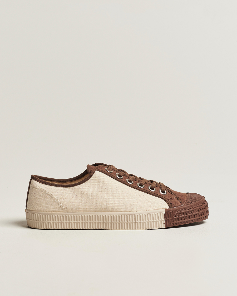 Homme | Novesta Star Master Coloured Toe Sneaker Brown/Wheat | Novesta | Star Master Coloured Toe Sneaker Brown/Wheat