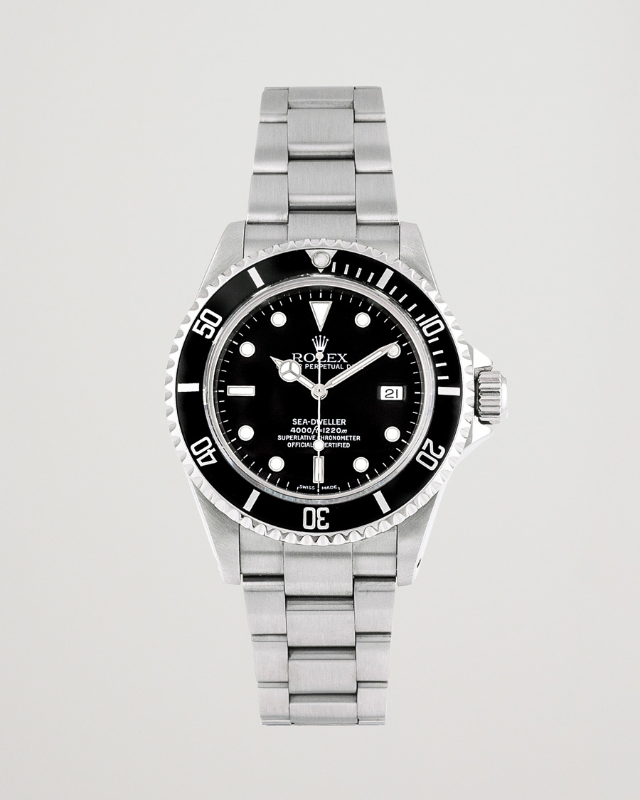 Homme | Rolex Pre-Owned Sea Dweller 16600 Oyster Perpetual Steel Black | Rolex Pre-Owned | Sea Dweller 16600 Oyster Perpetual Steel Black