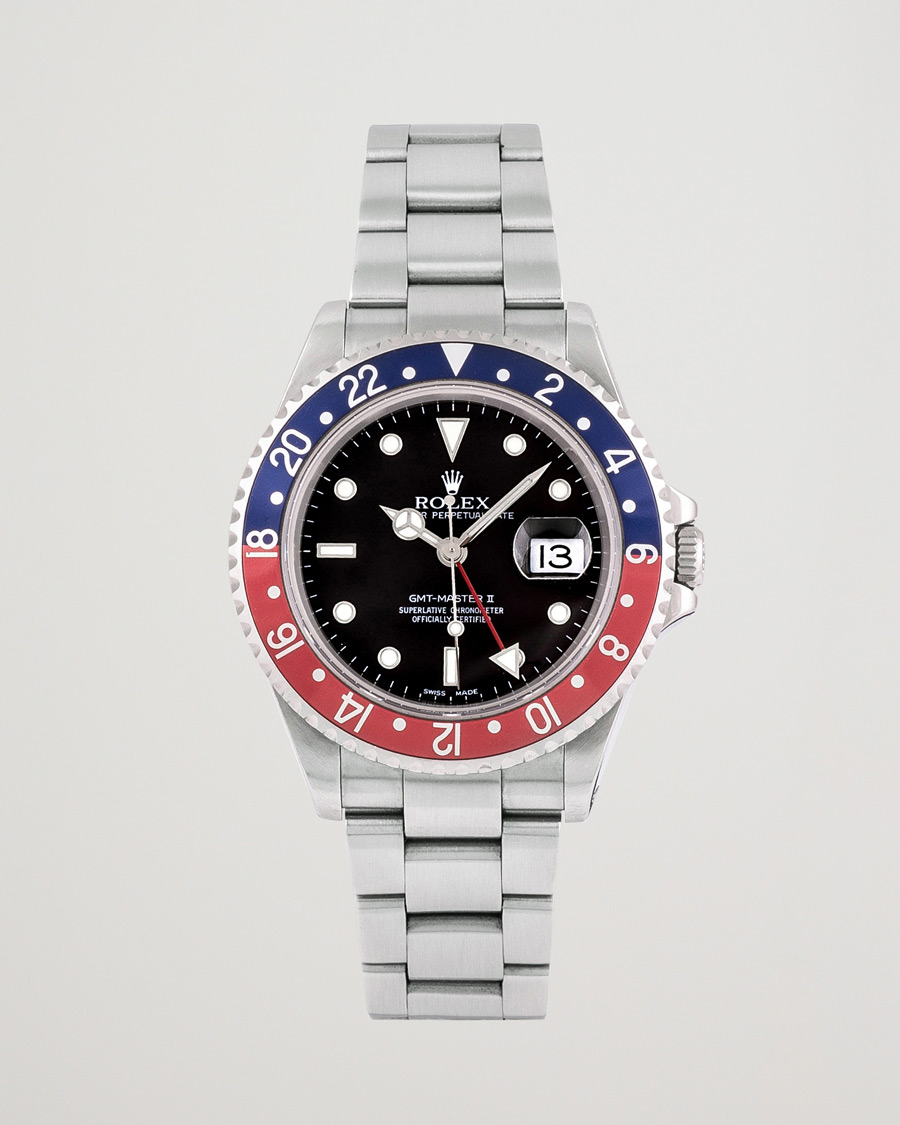 Homme | Rolex Pre-Owned GMT 16710 Silver | Rolex Pre-Owned | GMT 16710 Silver