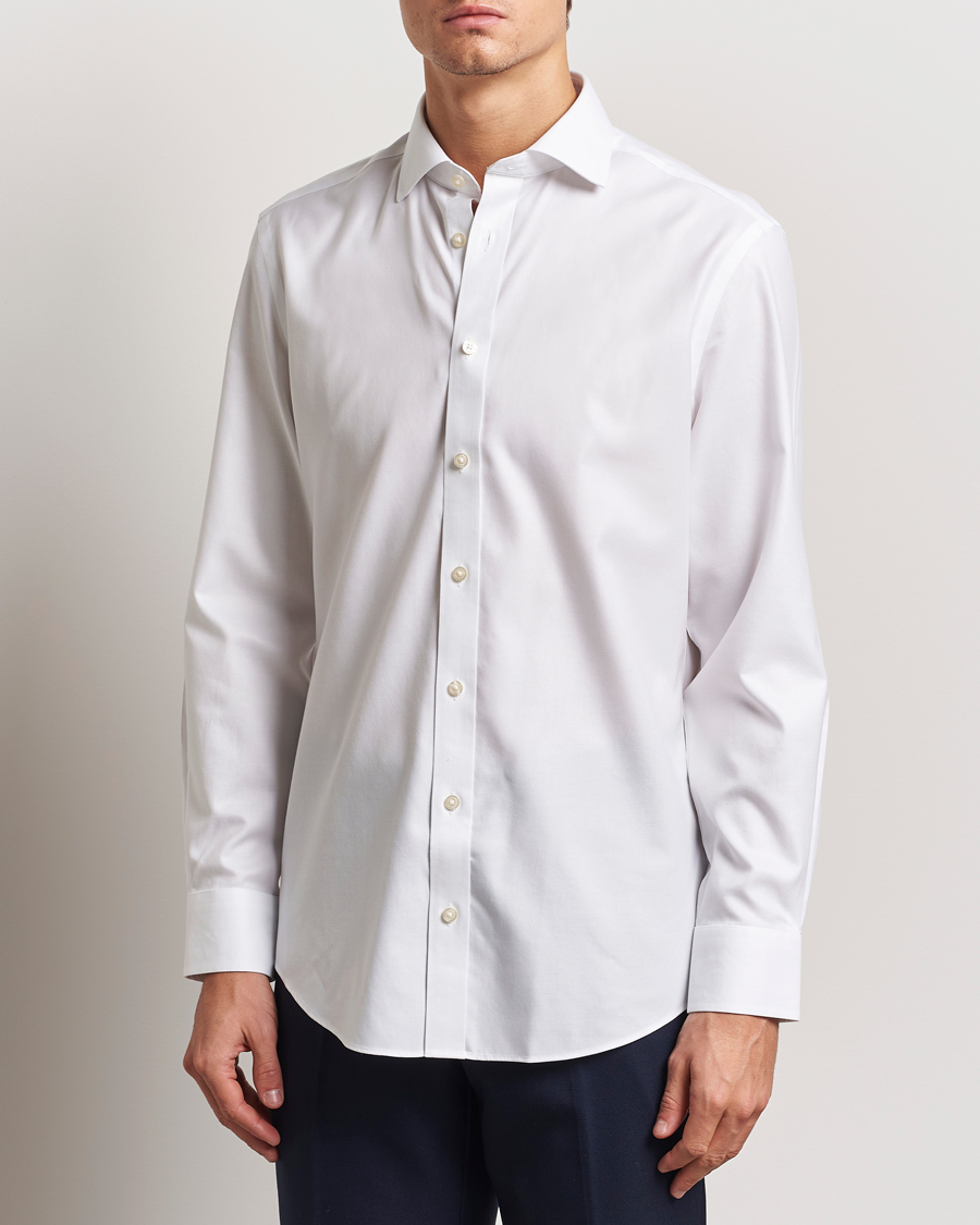 Homme | Chemises | Charles Tyrwhitt | Slim Fit Non Iron Cotton Twill Shirt White