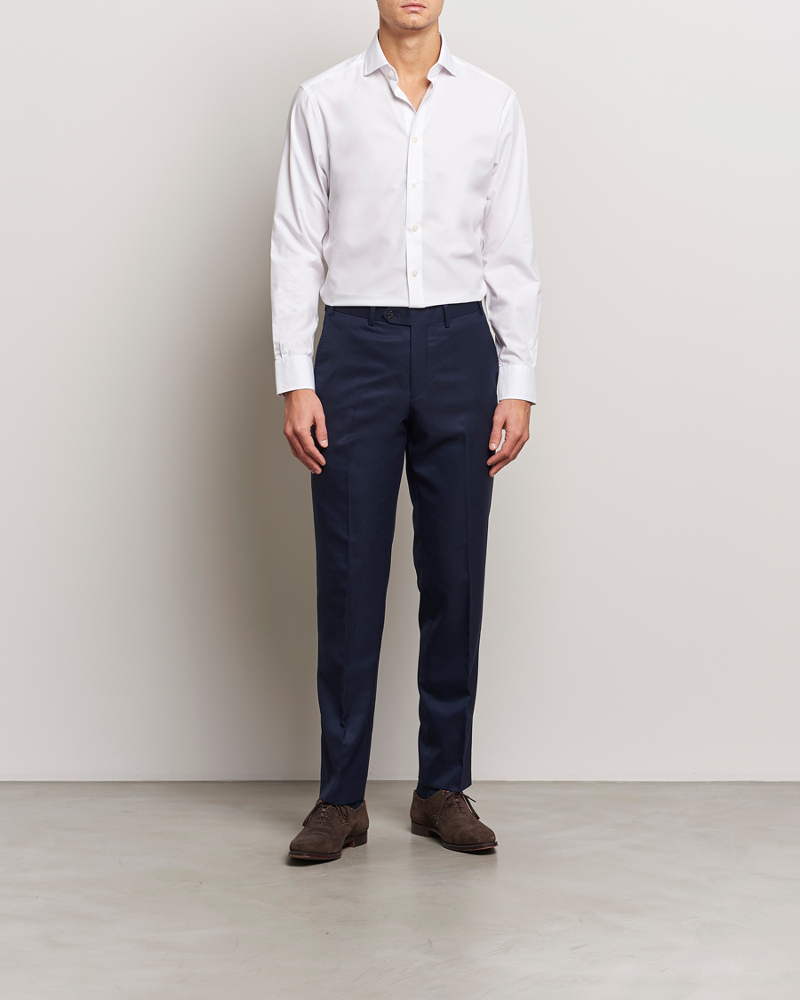 Homme | Chemises | Charles Tyrwhitt | Slim Fit Non Iron Poplin Cut Away Shirt White
