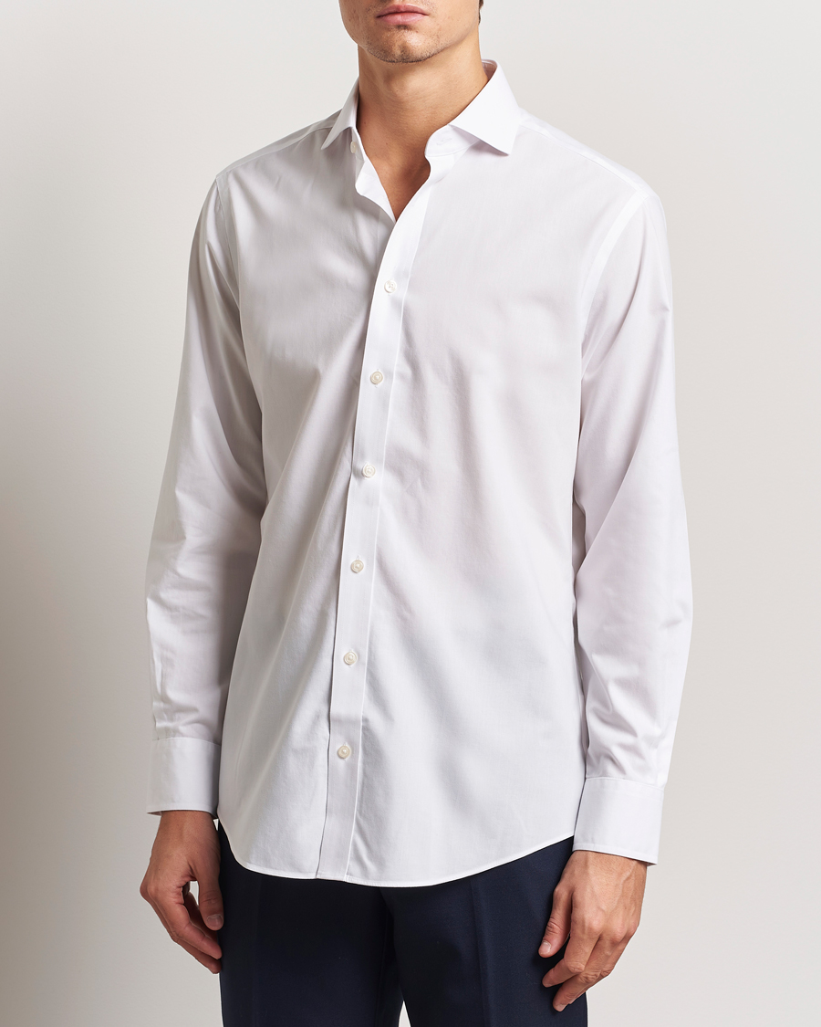 Homme | Chemises | Charles Tyrwhitt | Slim Fit Non Iron Poplin Cut Away Shirt White