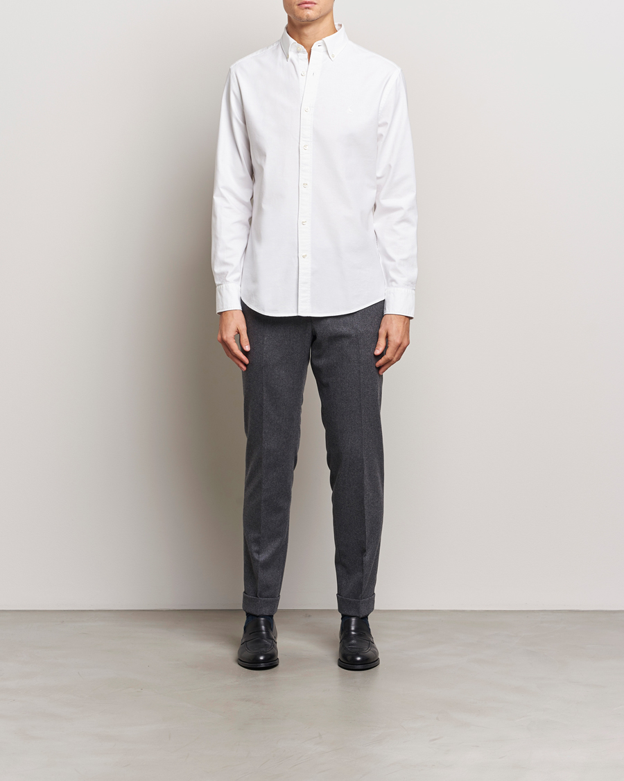 Homme | Chemises | Charles Tyrwhitt | Button Down Stretch Oxford Shirt White