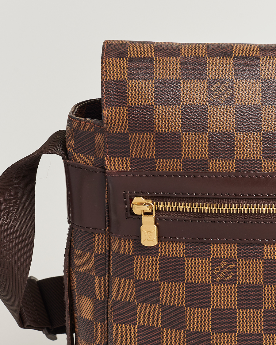 Homme | Louis Vuitton Pre-Owned Abbesses Messenger Bag Damier Ebene | Louis Vuitton Pre-Owned | Abbesses Messenger Bag Damier Ebene