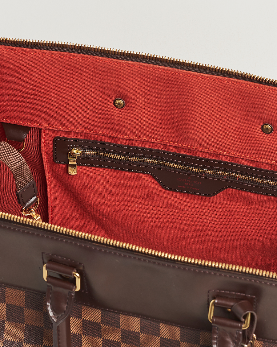 Homme | Louis Vuitton Pre-Owned Greenwich PM Weekendbag Damier Ebene | Louis Vuitton Pre-Owned | Greenwich PM Weekendbag Damier Ebene