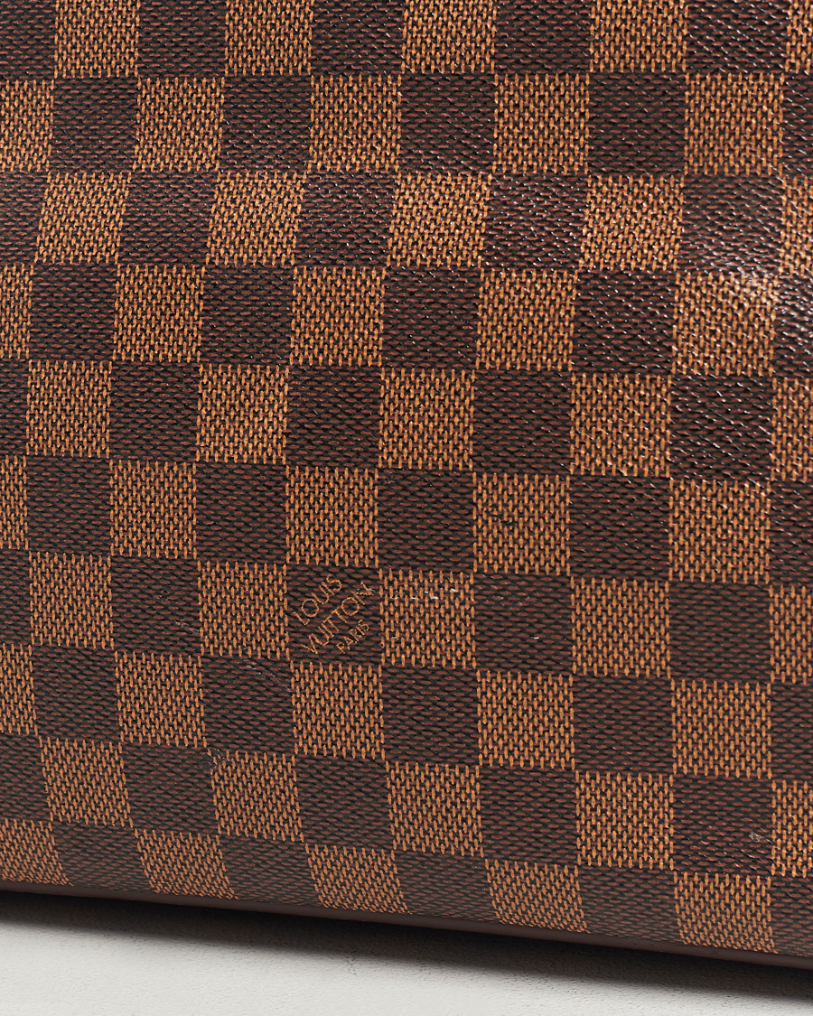 Homme | Louis Vuitton Pre-Owned Greenwich PM Weekendbag Damier Ebene | Louis Vuitton Pre-Owned | Greenwich PM Weekendbag Damier Ebene