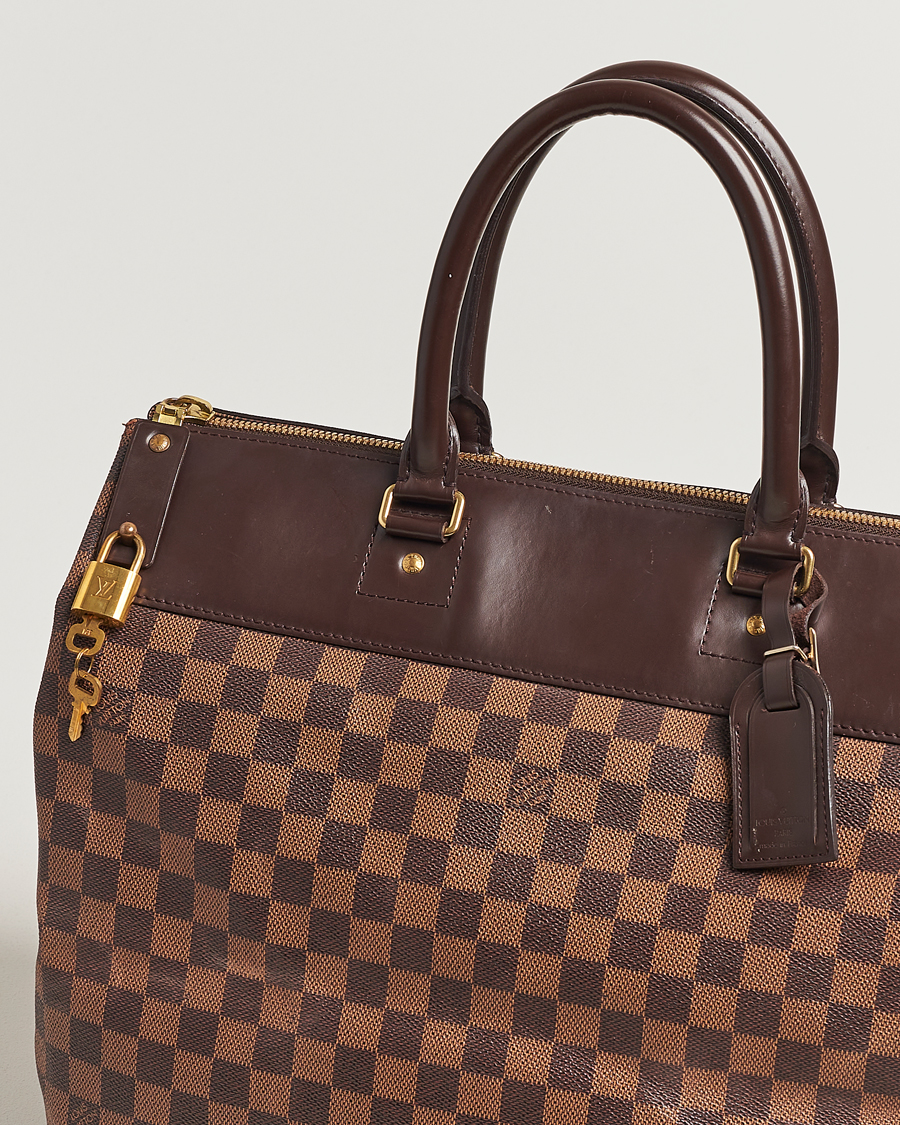 Homme | Louis Vuitton Pre-Owned Greenwich PM Weekendbag Damier Ebene | Louis Vuitton Pre-Owned | Greenwich PM Weekendbag Damier Ebene