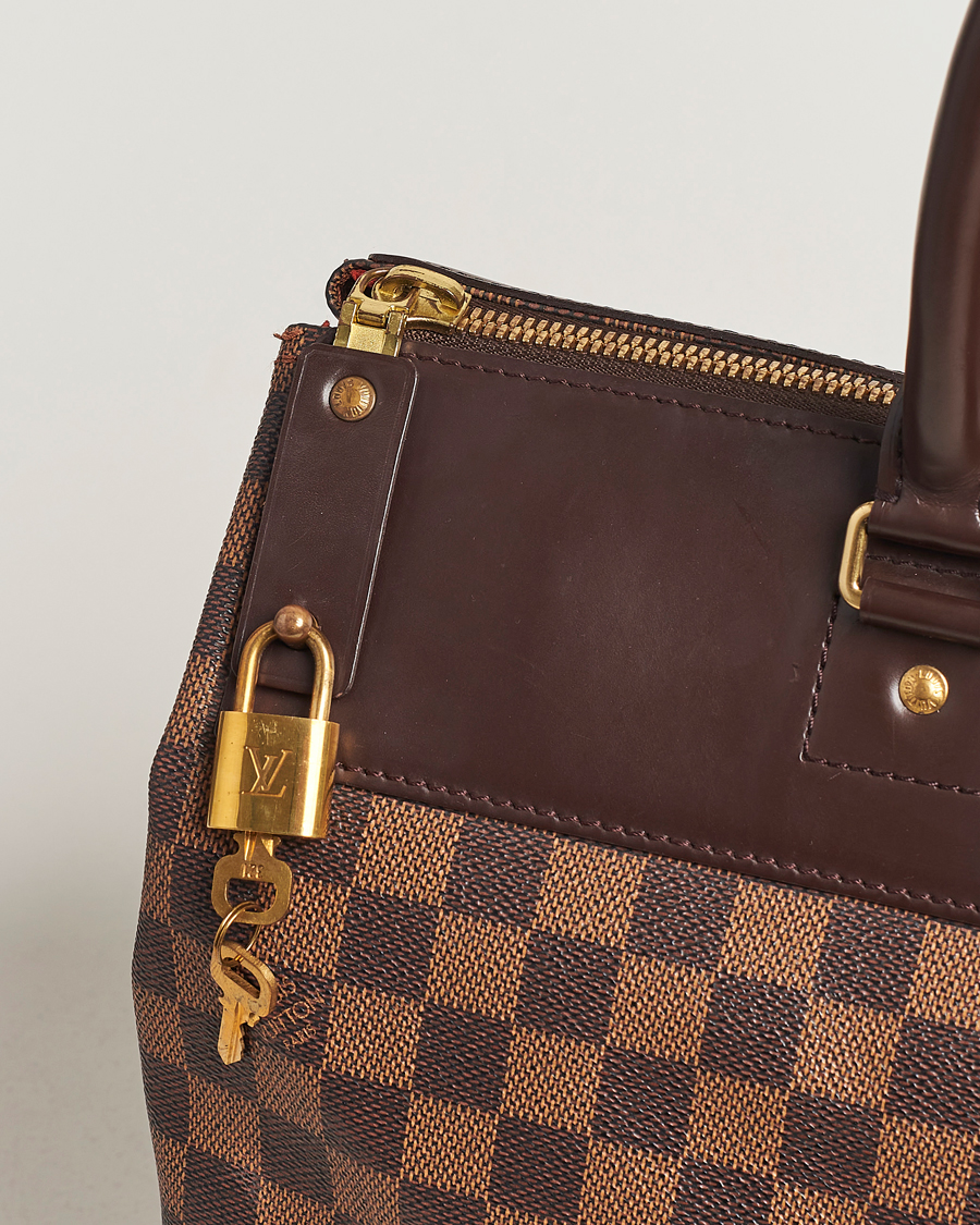 Homme | Louis Vuitton Pre-Owned Greenwich PM Weekendbag Damier Ebene | Louis Vuitton Pre-Owned | Greenwich PM Weekendbag Damier Ebene