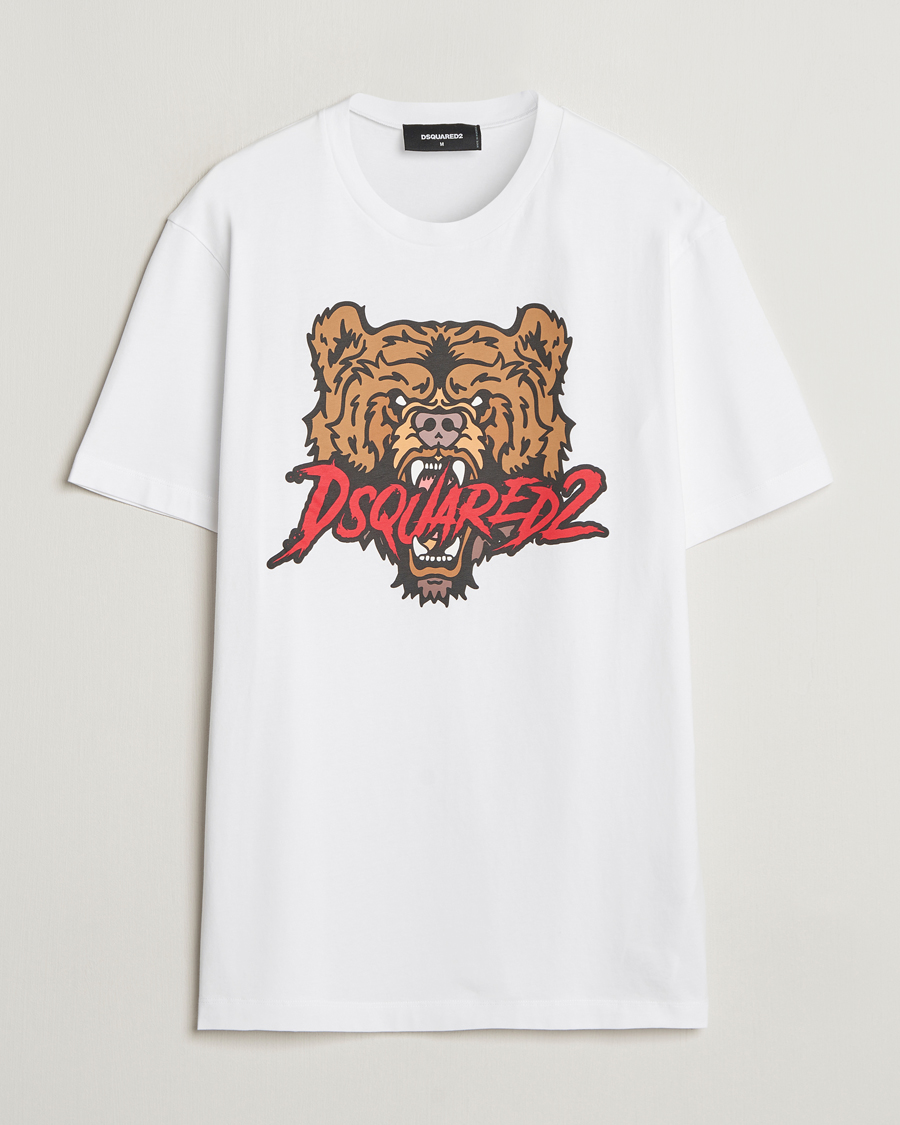 Homme | T-shirts | Dsquared2 | Bear T-Shirt White