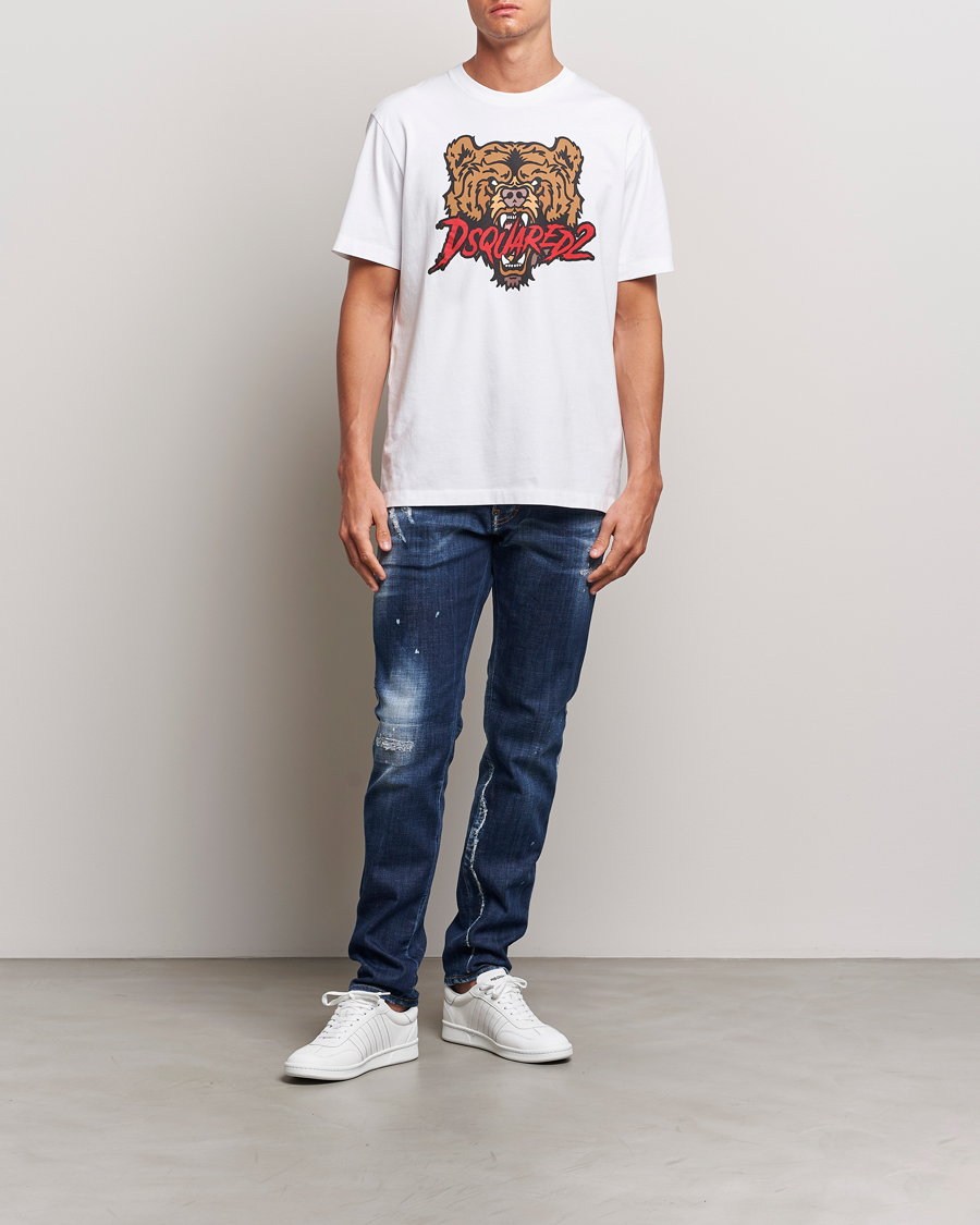 Homme | T-shirts | Dsquared2 | Bear T-Shirt White
