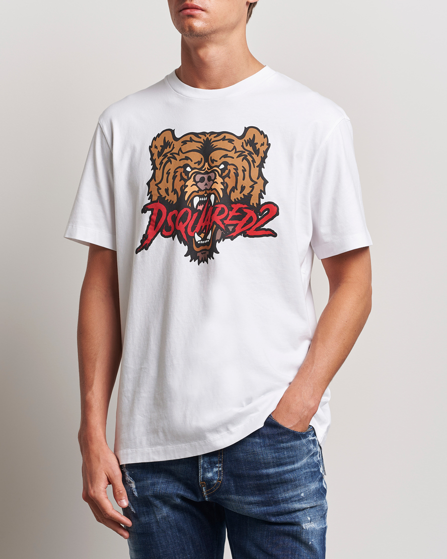 Homme | T-shirts | Dsquared2 | Bear T-Shirt White