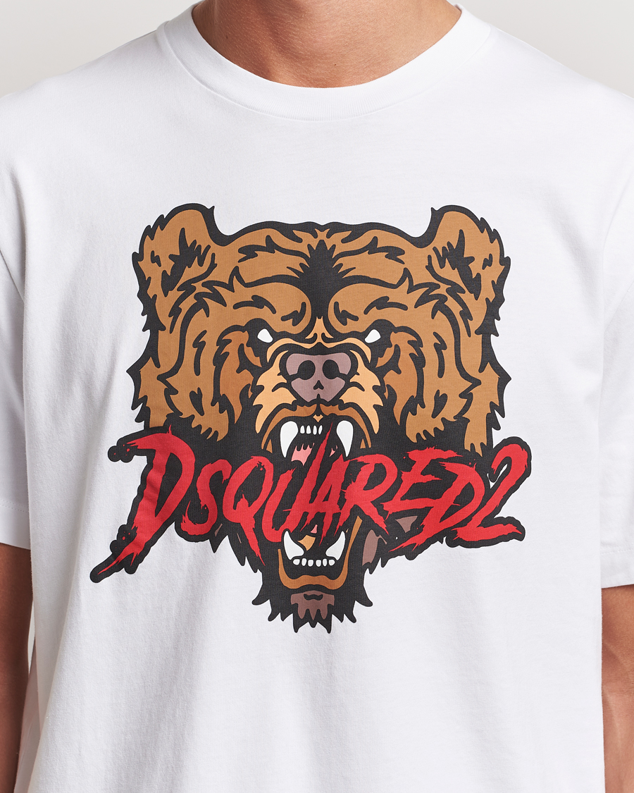 Homme | T-shirts | Dsquared2 | Bear T-Shirt White