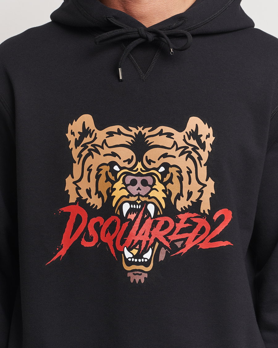 Homme | Pulls Et Tricots | Dsquared2 | Bear Hoodie Black
