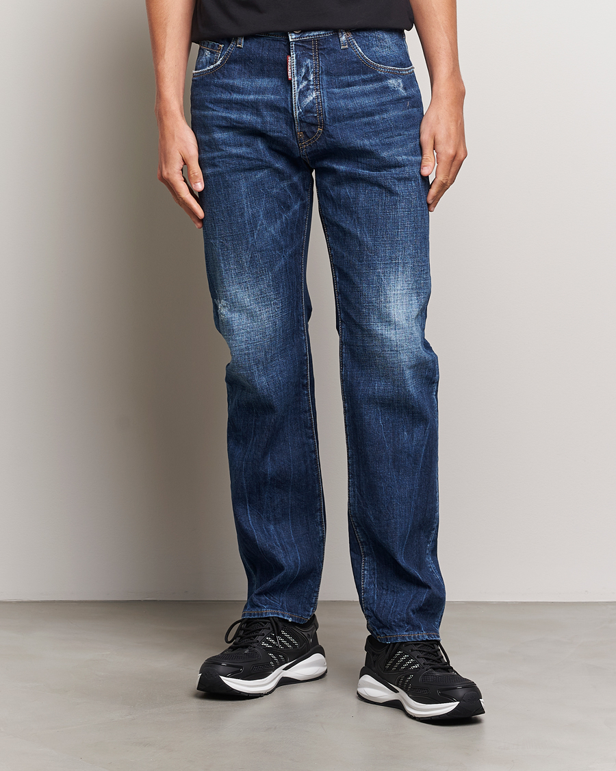 Homme | Straight leg | Dsquared2 | 642 Loose Jeans Medium Blue
