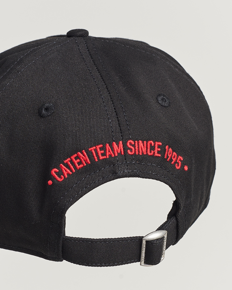 Homme | Dsquared2 Brothers Logo Baseball Cap Black | Dsquared2 | Brothers Logo Baseball Cap Black