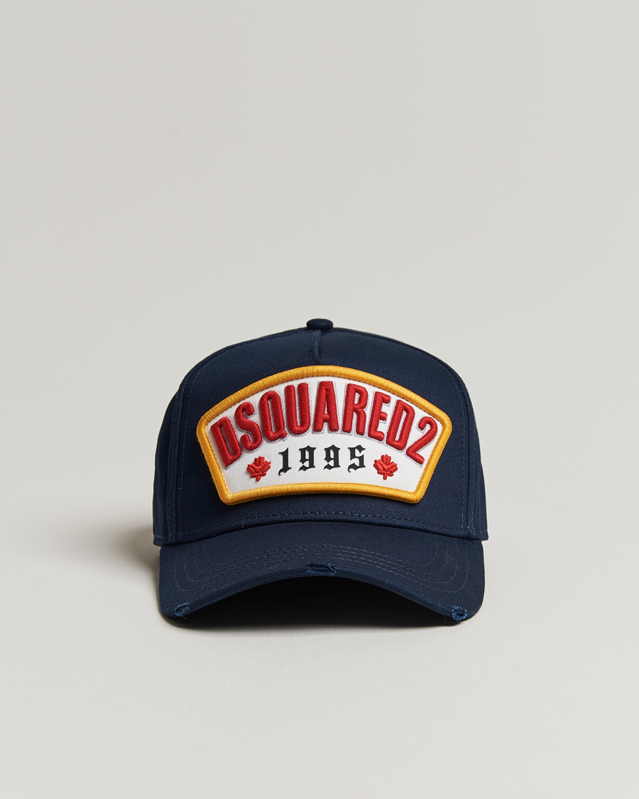 Homme | Dsquared2 Logo Baseball Cap Navy | Dsquared2 | Logo Baseball Cap Navy