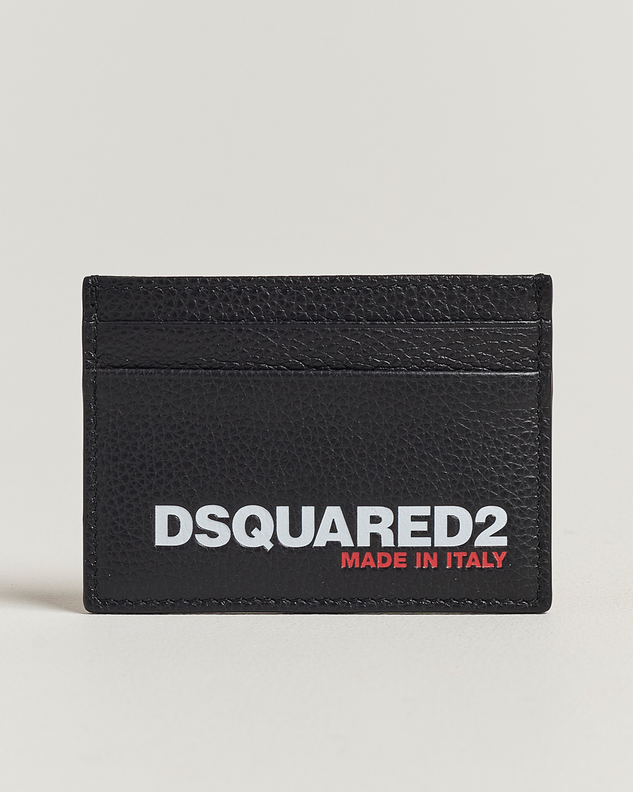 Homme | Dsquared2 Bob Credit Card Holder Black | Dsquared2 | Bob Credit Card Holder Black