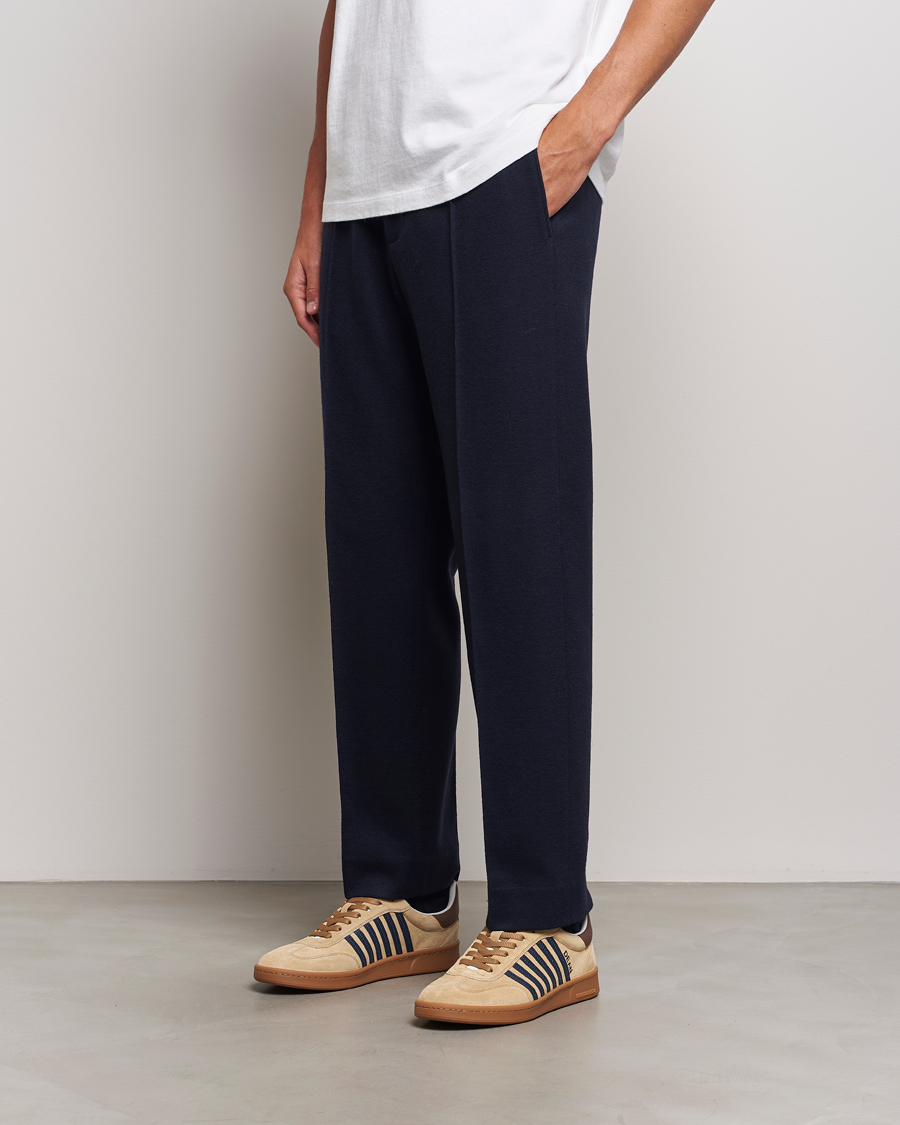 Homme | Dsquared2 Boxer Sneakers Beige/Blue | Dsquared2 | Boxer Sneakers Beige/Blue