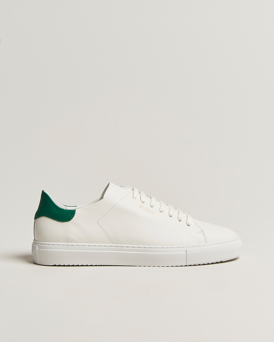 Homme | Axel Arigato Clean 90 Sneaker White Green | Axel Arigato | Clean 90 Sneaker White Green