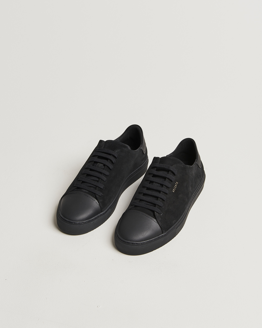 Homme | Axel Arigato Clean 90 Suede Cap Sneaker Black | Axel Arigato | Clean 90 Suede Cap Sneaker Black