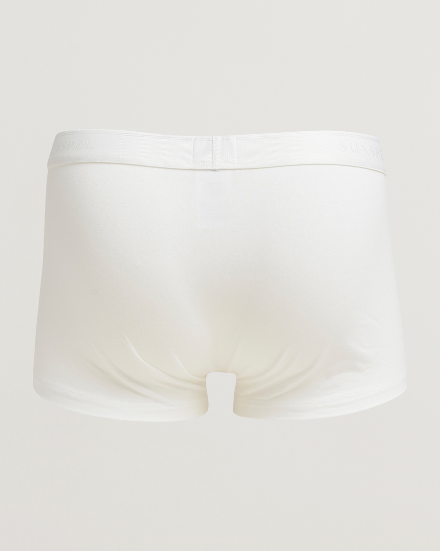 Homme |  | Sunspel | 3-Pack Cotton Stretch Trunk White