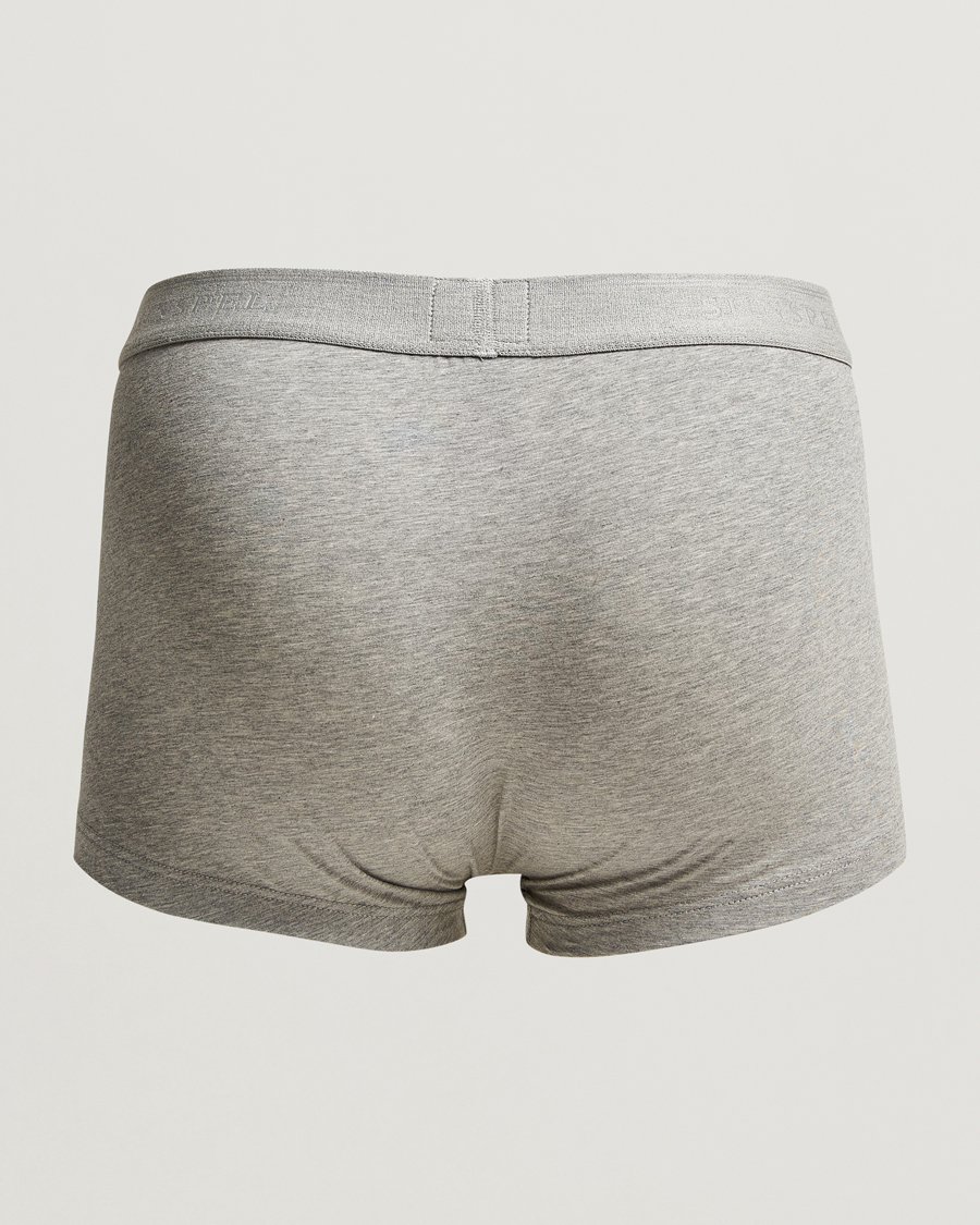 Homme |  | Sunspel | 3-Pack Cotton Stretch Trunk Grey