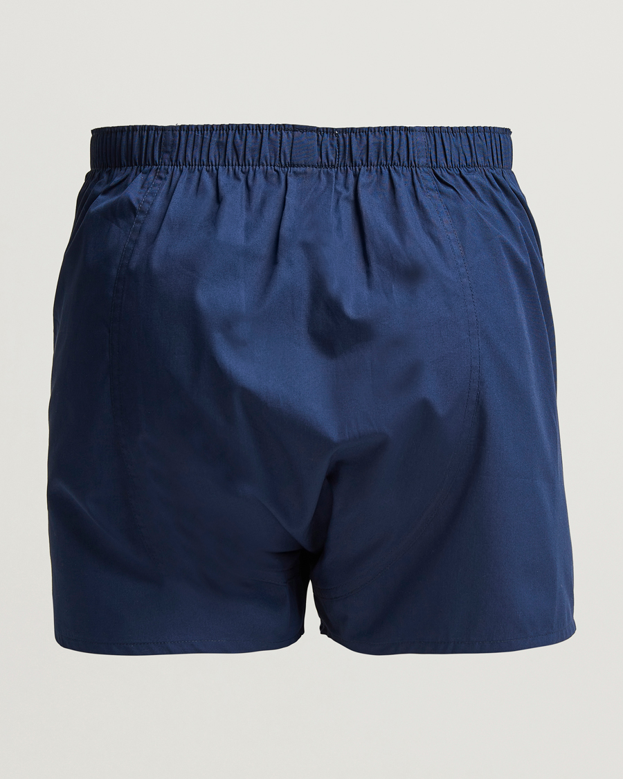 Homme | Sous-Vêtements Et Chaussettes | Sunspel | Classic Woven Cotton Boxer Shorts Navy