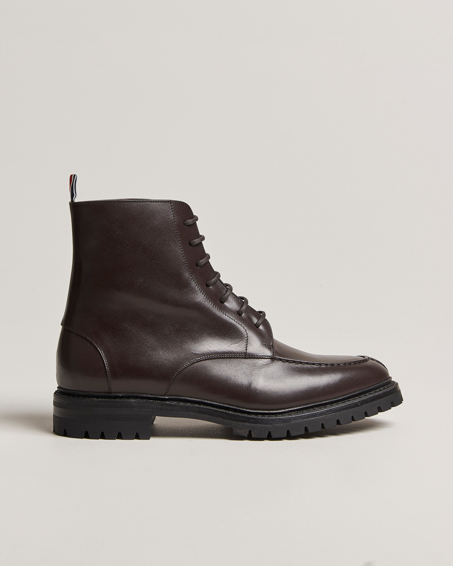 Homme | Thom Browne Apron Stitch Commando Boots Brown | Thom Browne | Apron Stitch Commando Boots Brown