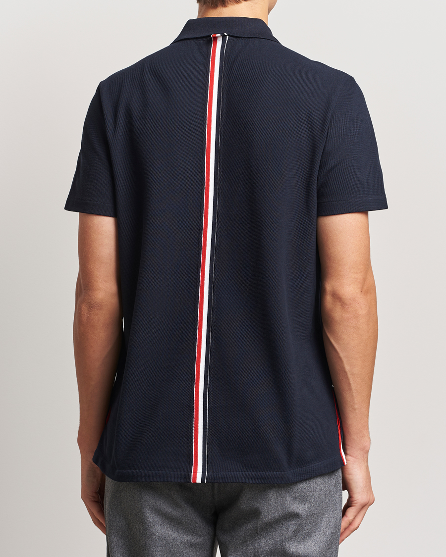 Homme | Polos | Thom Browne | Relaxed Fit Short Sleeve Polo Navy