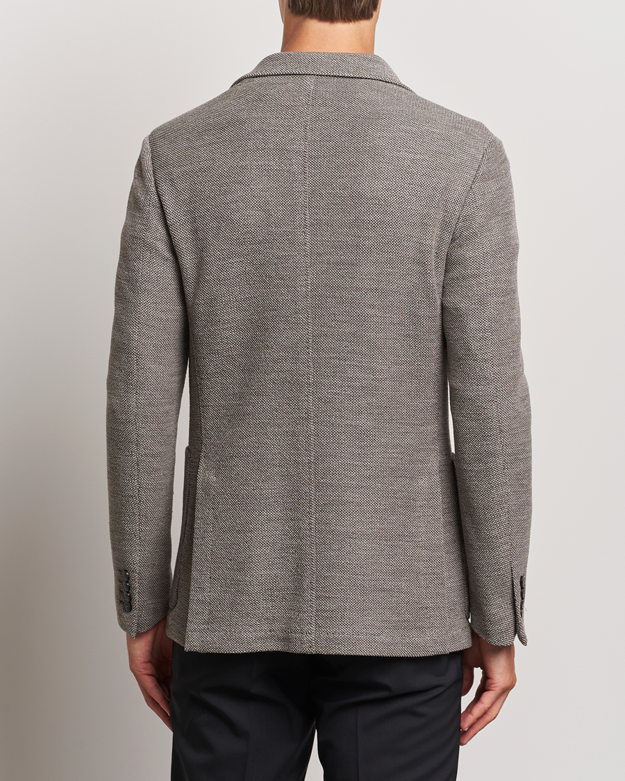 Homme | Blazers | Canali | Structured Wool Jersey Blazer Beige