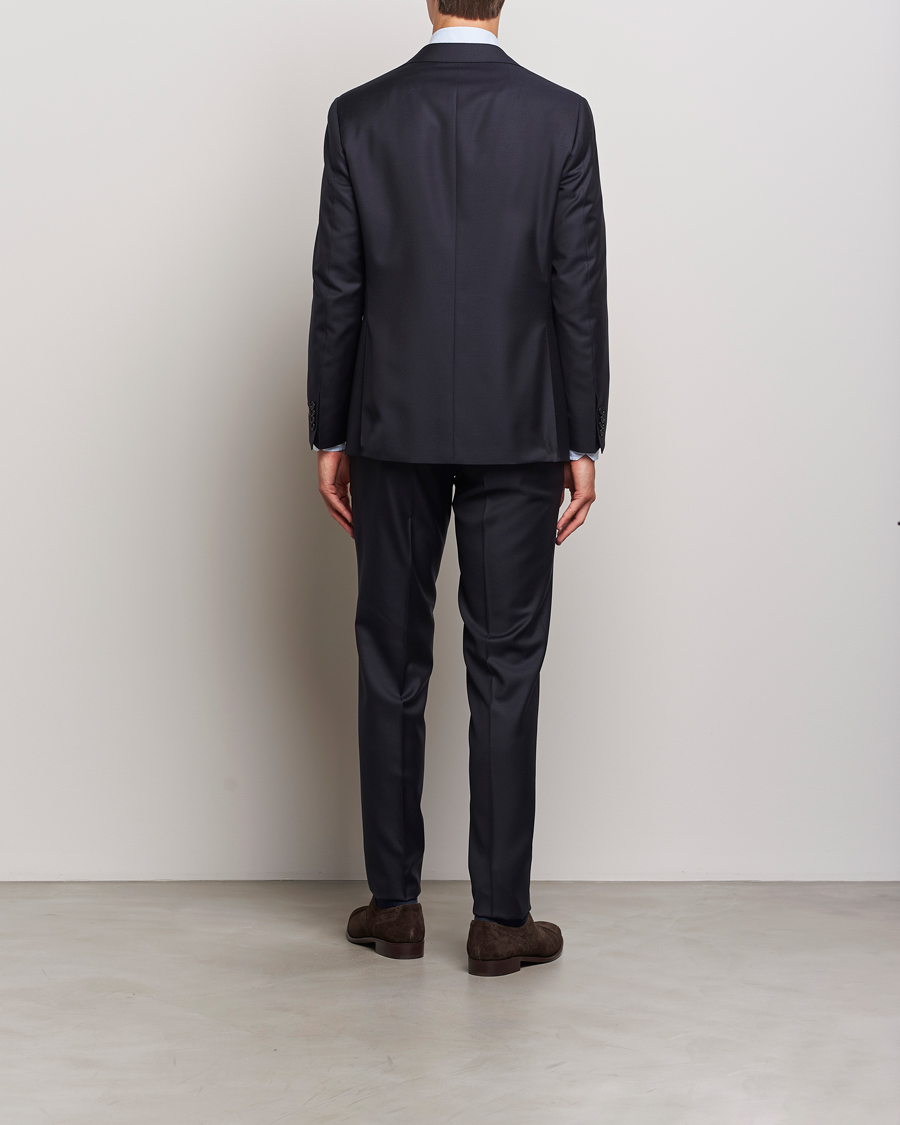 Homme | Costumes | Canali | Super 130s Wool Capri Suit Navy
