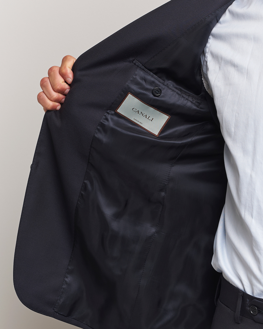 Homme | Costumes | Canali | Super 130s Wool Capri Suit Navy