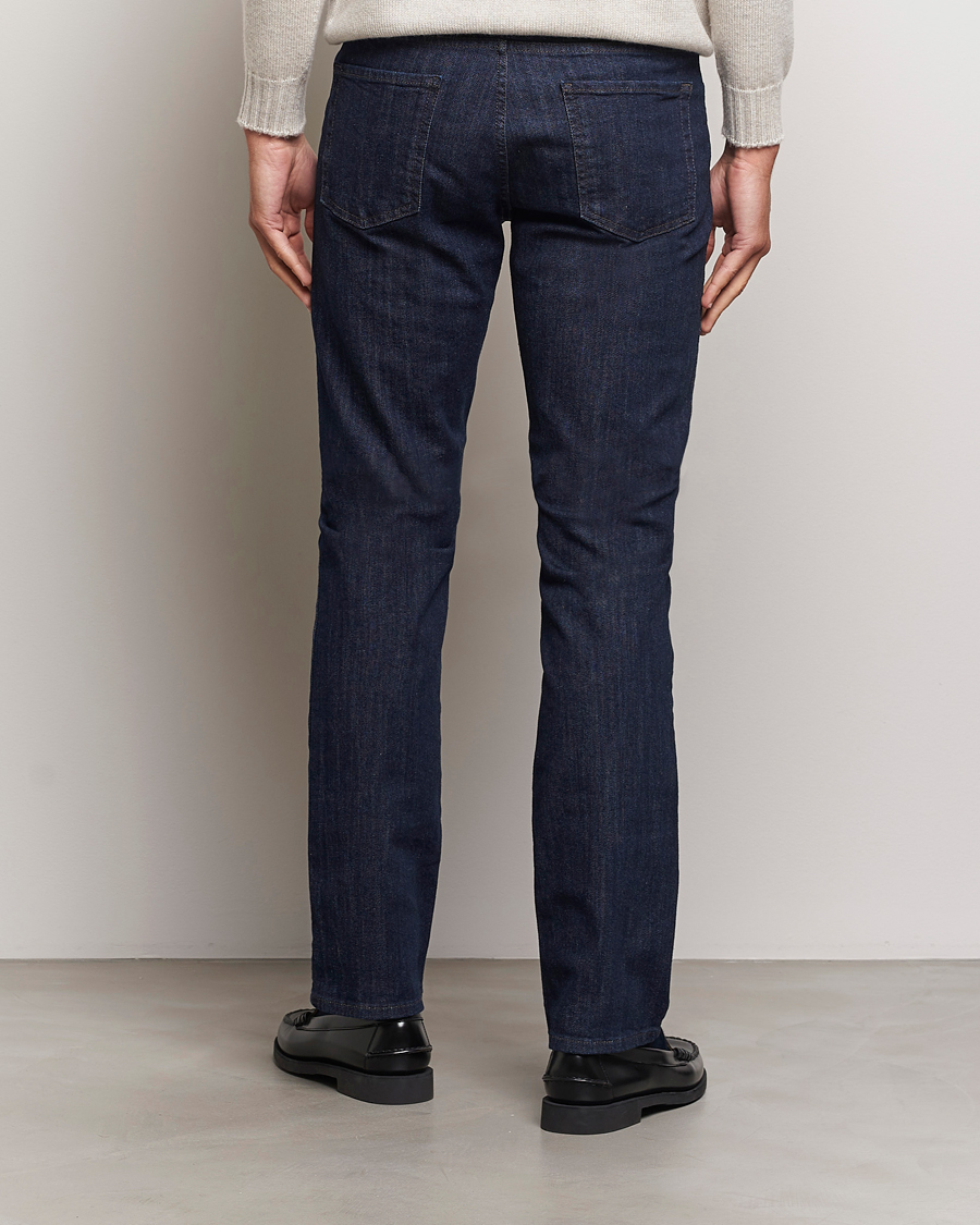 Homme | Jeans | Canali | Slim Fit Stretch Denim Dark Rinse