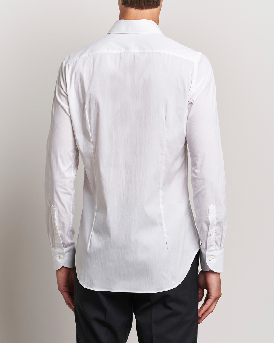 Homme | Chemises | Canali | Slim Fit Cotton/Stretch Shirt White