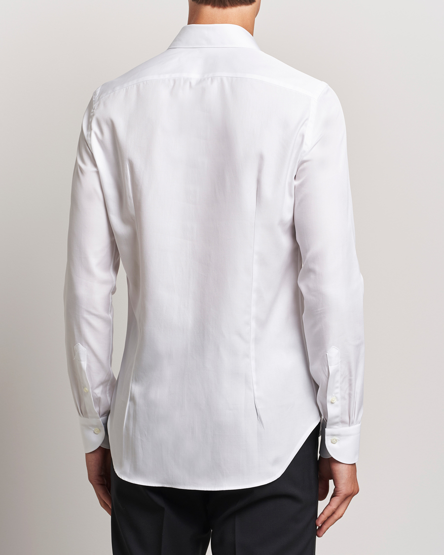 Homme | Chemises | Canali | Slim Fit Cotton Shirt White