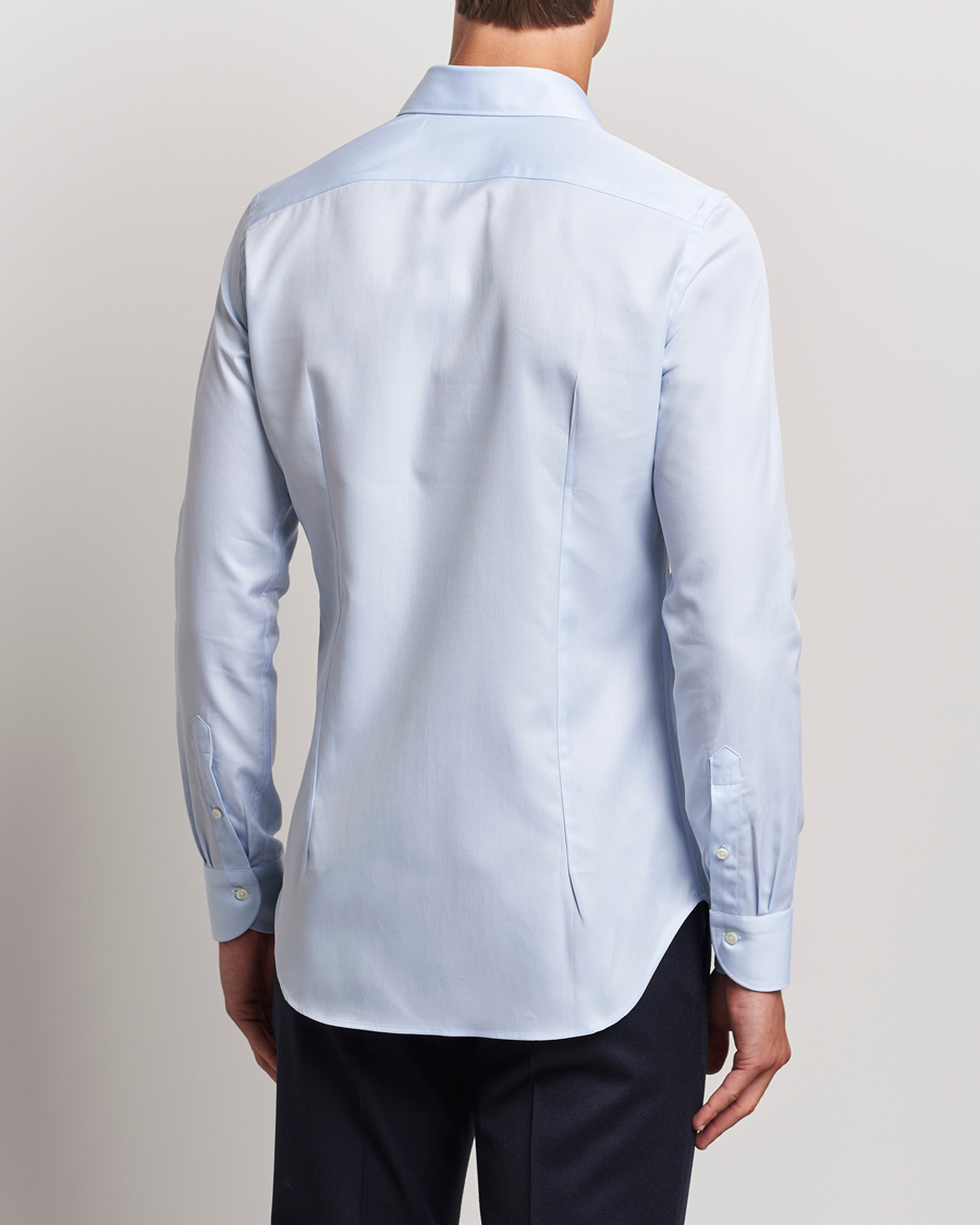 Homme | Chemises | Canali | Classic Slim Fit Shirt Light Blue