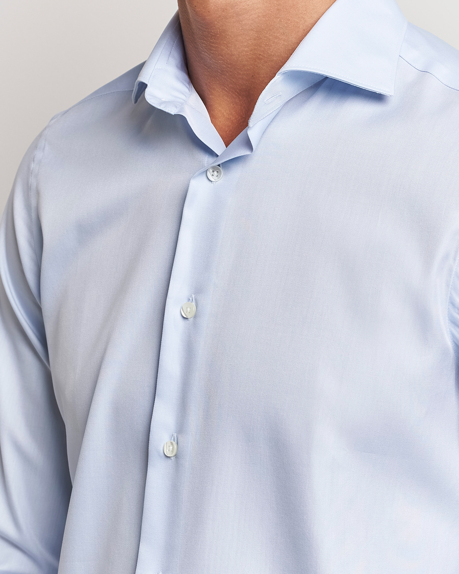 Homme | Chemises | Canali | Classic Slim Fit Shirt Light Blue