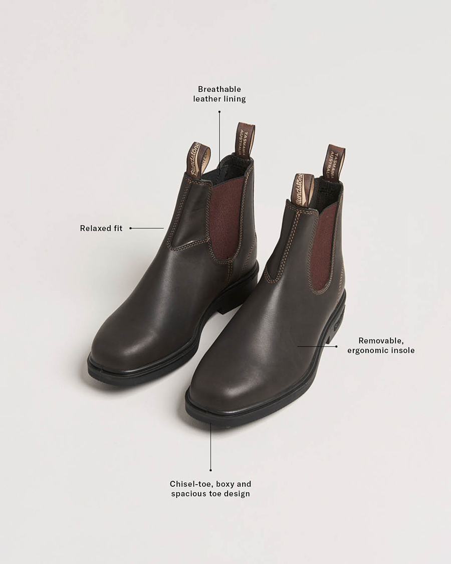 Homme | Bottes | Blundstone | 062 Dress Leather Chelsea Boot Stout Brown