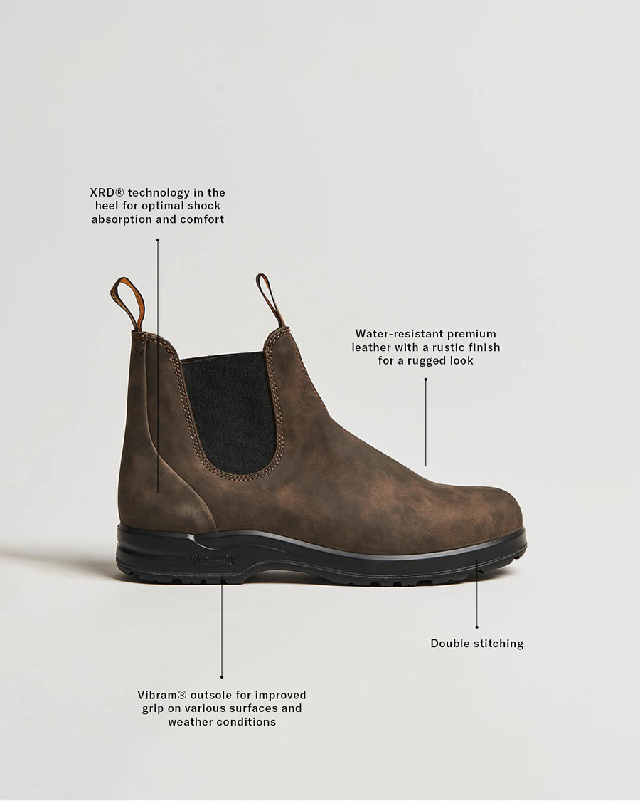 Homme | Bottes | Blundstone | 2056 All Terrain Chelsea Boot Rustic Brown