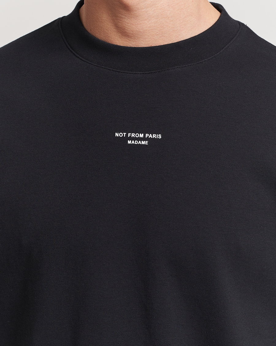 Homme | T-shirts | Drôle de Monsieur | Classic Slogan T-Shirt Black