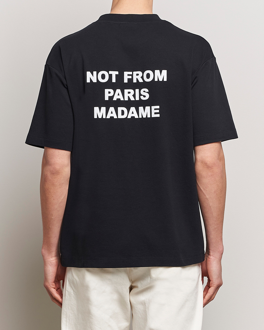 Homme | T-shirts | Drôle de Monsieur | Slogan T-Shirt Black