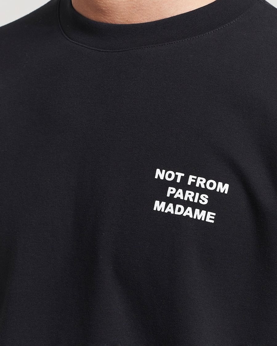 Homme | T-shirts | Drôle de Monsieur | Slogan T-Shirt Black