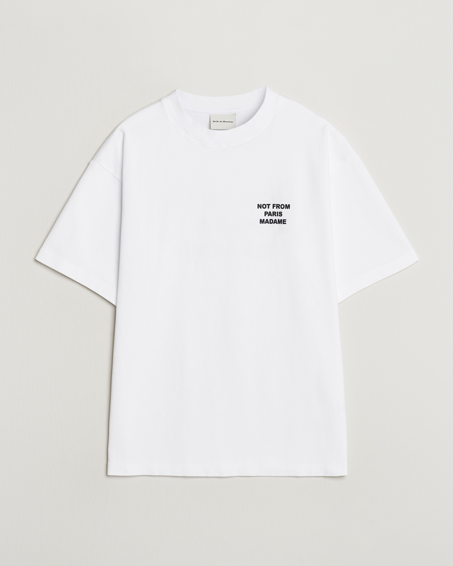 Homme | T-shirts | Drôle de Monsieur | Slogan T-Shirt Optic White