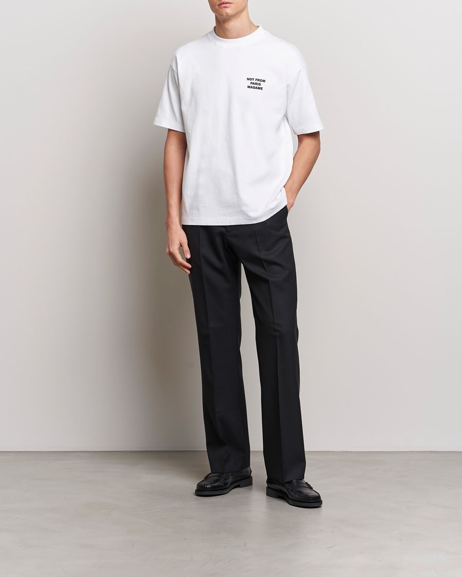 Homme | T-shirts | Drôle de Monsieur | Slogan T-Shirt Optic White